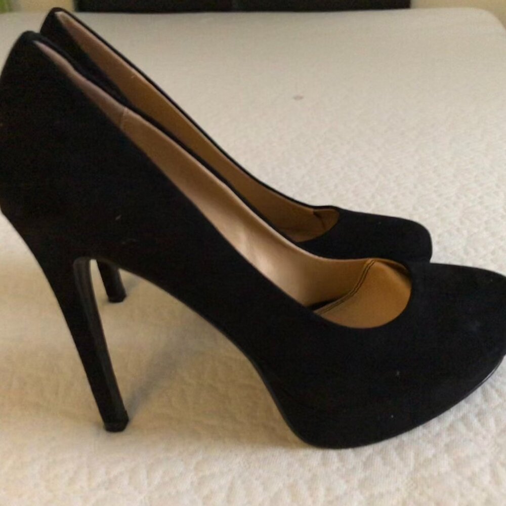 Black high heels